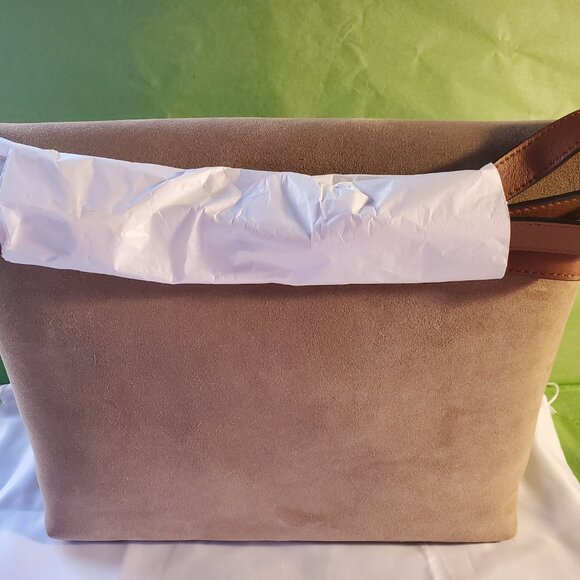 Michael Kors Suede Sedona Messenger and Wristlet - Picture 5 of 12